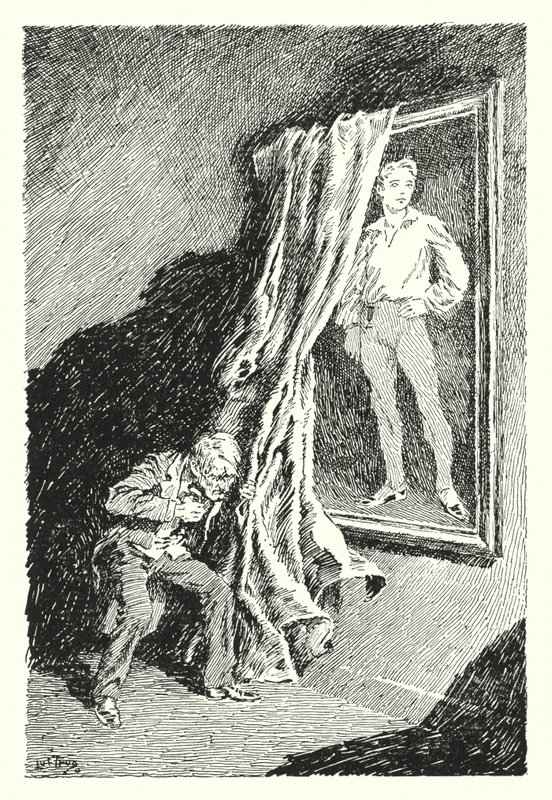 Illusztráció: Oscar Wilde: Dorian Gray képe (litho) alkotó: Lui Trugo