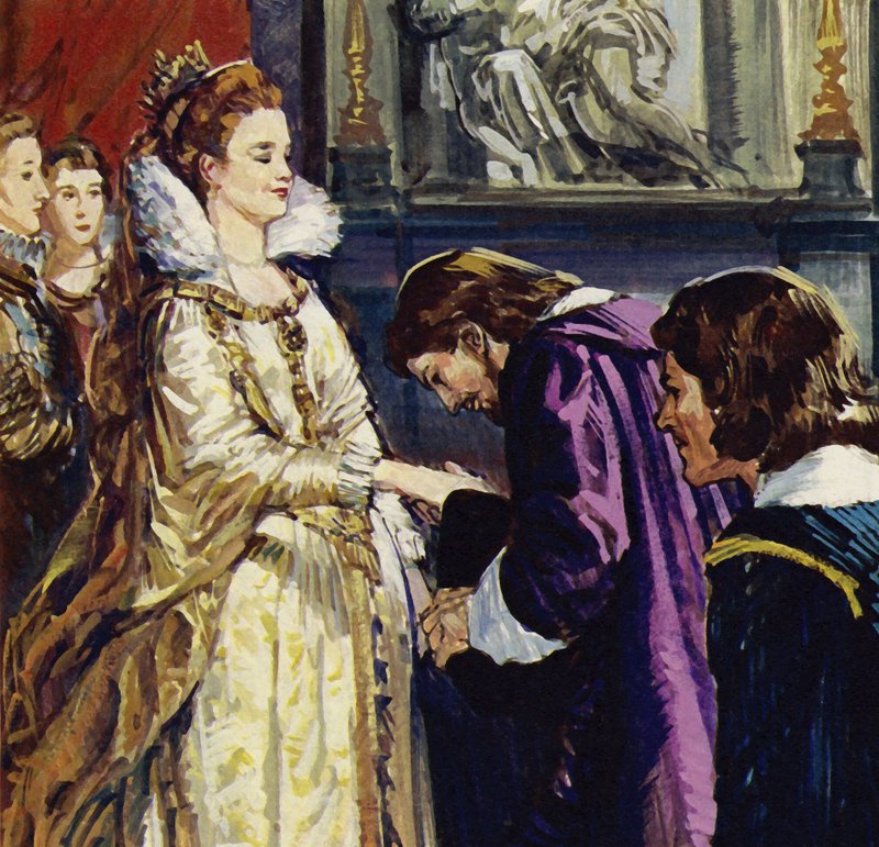 Medici Mária, Franciaország királynője, Rubens pártfogója (színes litográfia) alkotó: Luis Arcas Brauner