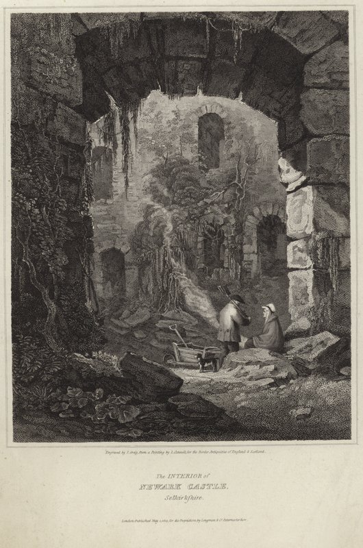 A Newark kastély belseje alkotó: Luke Clennell