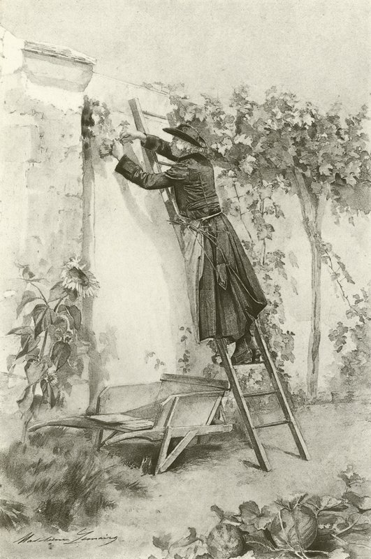 Constantine abbé (metszet) alkotó: Madeleine Lemaire