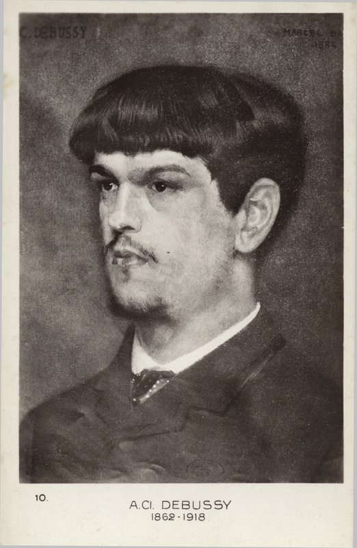 Claude Debussy, francia zeneszerző (1862-1918) alkotó: Marcel Andre Baschet