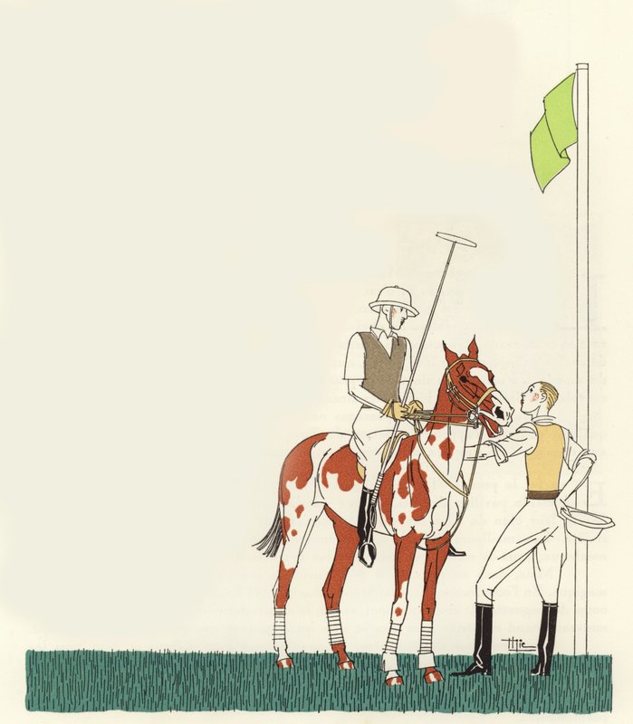 Polo (színes litográfia) alkotó: Marcel Jacques Hemjik
