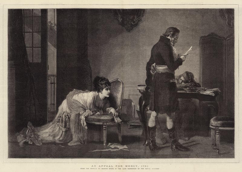 Könyörületesség, 1793 alkotó: Marcus Stone