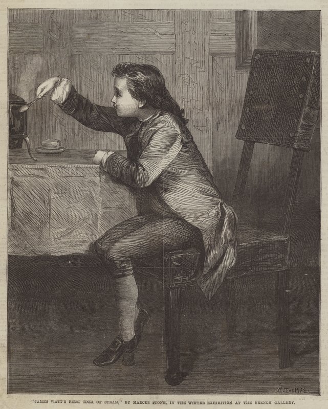 James Watt első ötlete a Steamről alkotó: Marcus Stone