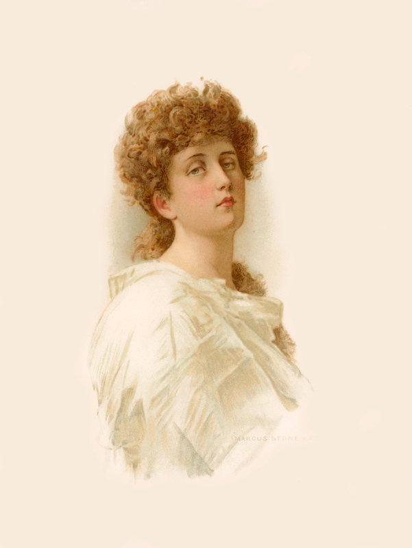 Tennyson Lady Clara Vere de Vere alkotó: Marcus Stone