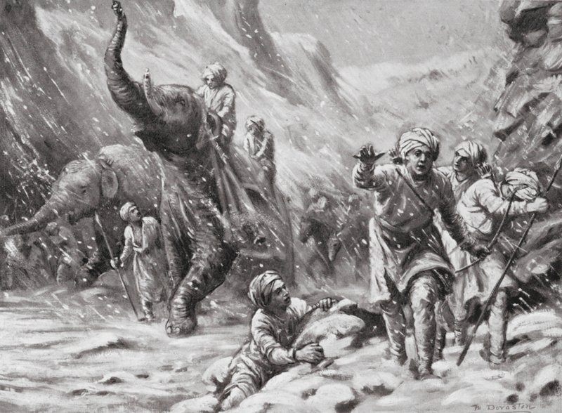 Ghazni Mahmud első sikere, Kr. u. 1000 (litó) alkotó: Margaret (after) Dovaston