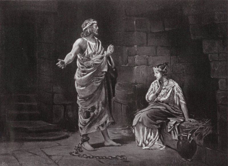 Pelopidasz a fogságban (litográfia) alkotó: Margaret (after) Dovaston