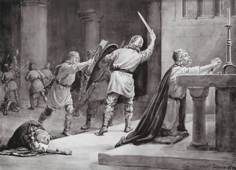 Knud, a szent meggyilkolása alkotó: Margaret (after) Dovaston