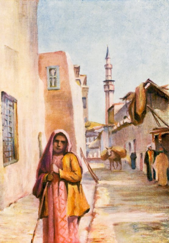 At Salehiyeh (színes litográfia) alkotó: Margaret Thomas