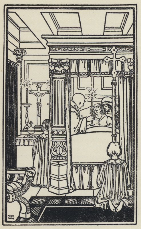 Illusztráció: The Dream Of Gerontius, Newman bíboros (litho) alkotó: Marie Preaud Webb