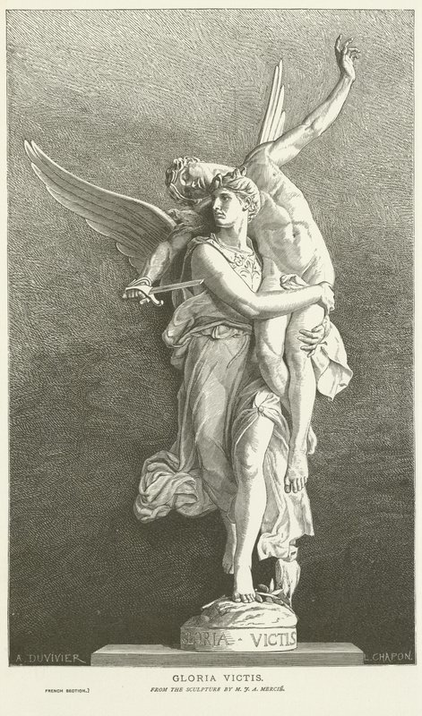 Gloria Victis alkotó: Marius Jean Antonin Mercie