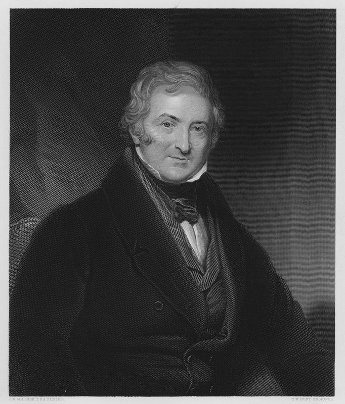 Thomas Morton, a drámaíró, a Vernon Gallery képéről alkotó: Martin Archer after Shee