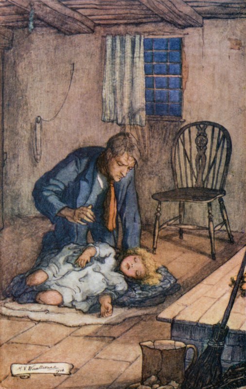 Illusztráció Silas Marner számára alkotó: Mary V. Wheelhouse