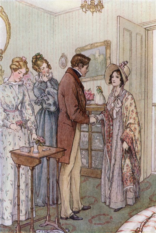 Illusztráció feleségek és lányok számára, Mrs. Gaskell alkotó: Mary V. Wheelhouse