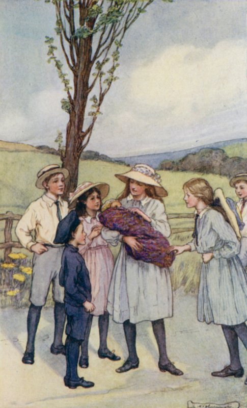 Jelenet a Lassú kocsiból, Edward Verrall Lucas alkotó: Mary V. Wheelhouse