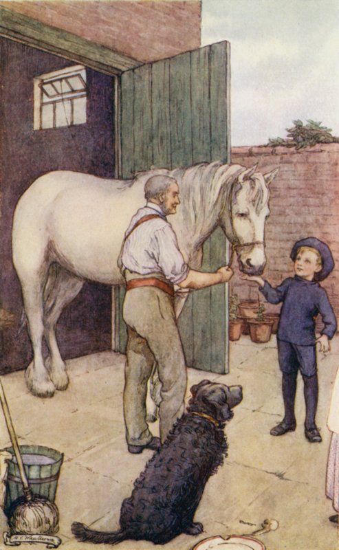 Jelenet a Lassú kocsiból, Edward Verrall Lucas alkotó: Mary V. Wheelhouse