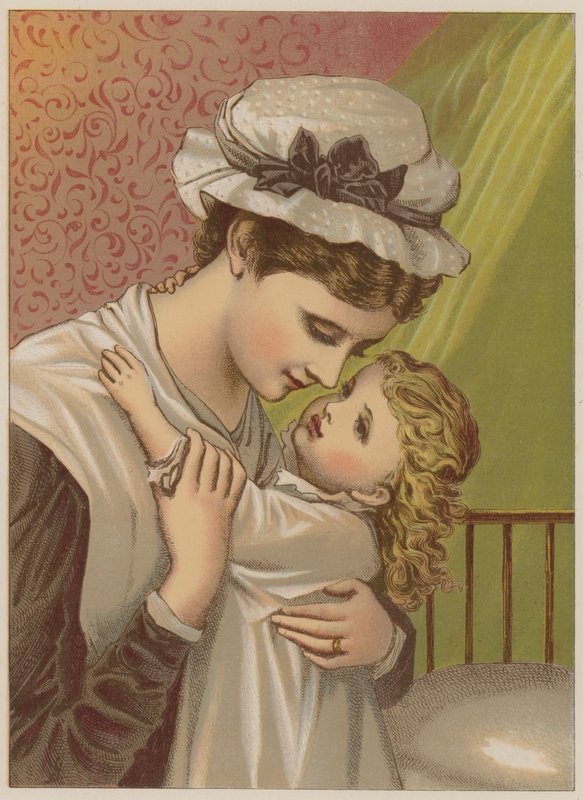 Baba azt mondja: Good Night (chromolitho) alkotó: Mary Ellen Edwards