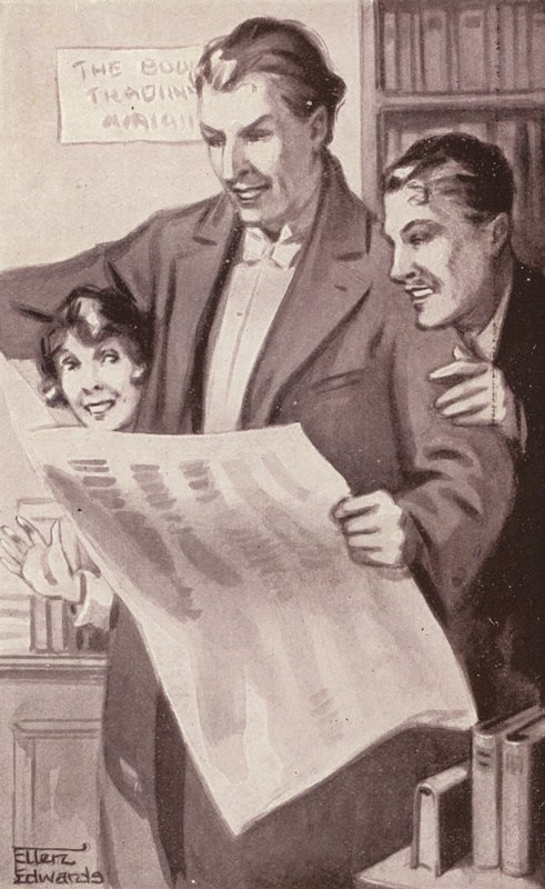 H G Wells illusztrációja Kippshez (litográfia) alkotó: Mary Ellen Edwards