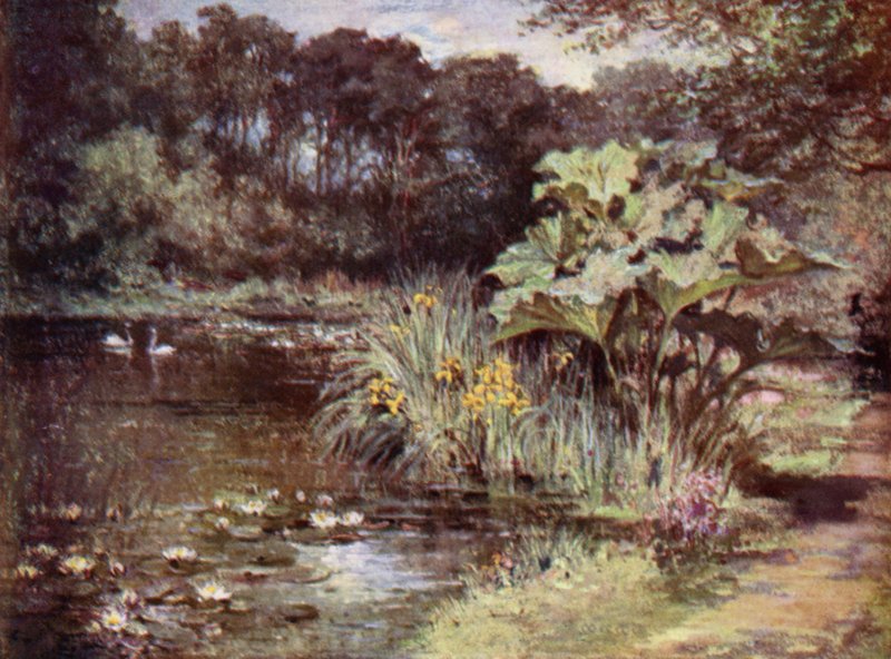 Skót kertek: Culzean (színes litho) alkotó: Mary Georgina Wade Wilson