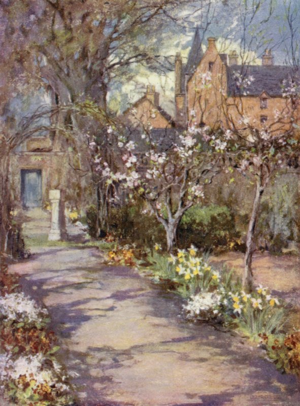 Skót kertek: Gartincaber (színes litho) alkotó: Mary Georgina Wade Wilson