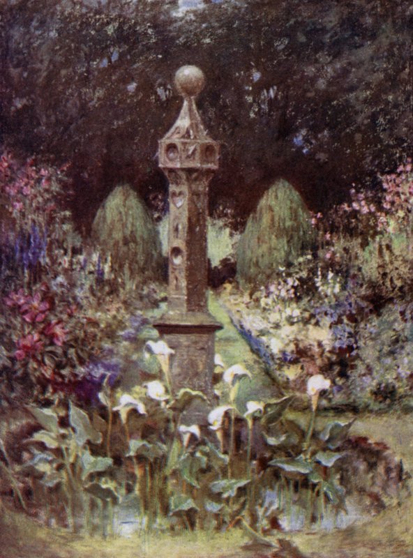 Skót kertek: Kelburne kastély (színes litho) alkotó: Mary Georgina Wade Wilson