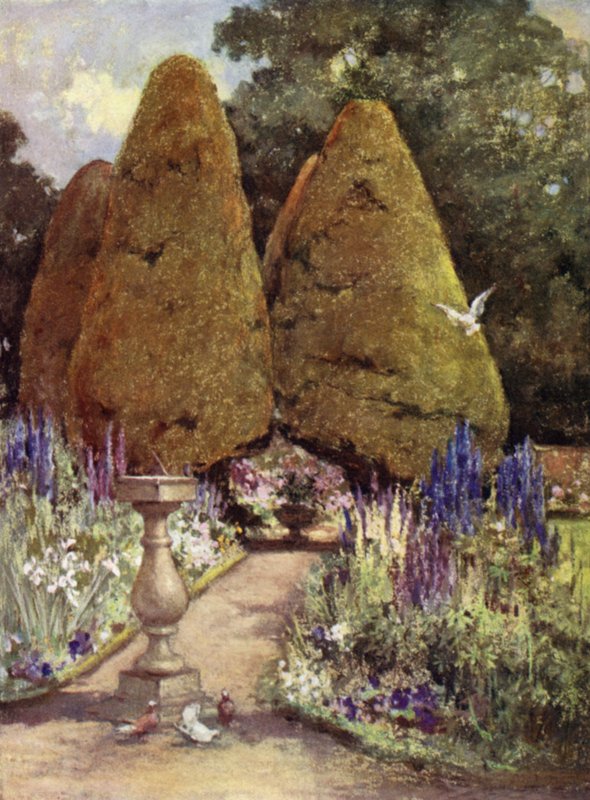 Skót kertek: Malleny (színes litho) alkotó: Mary Georgina Wade Wilson