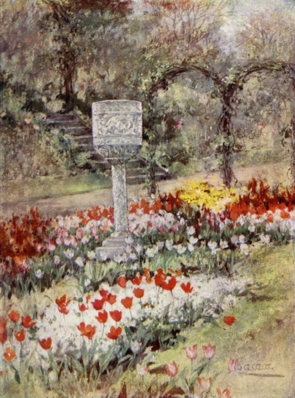 Skót kertek: South Bantaskine (színes litho) alkotó: Mary Georgina Wade Wilson