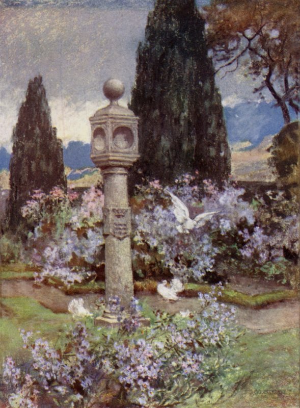 Skót kertek: Stobhall (színes litho) alkotó: Mary Georgina Wade Wilson