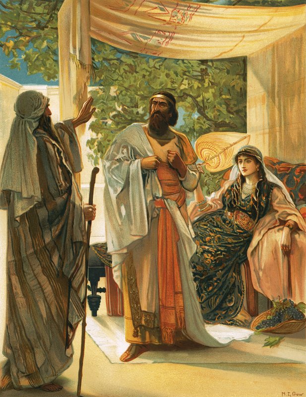 Illés megfeddte Akhábot alkotó: Mary L. Gow
