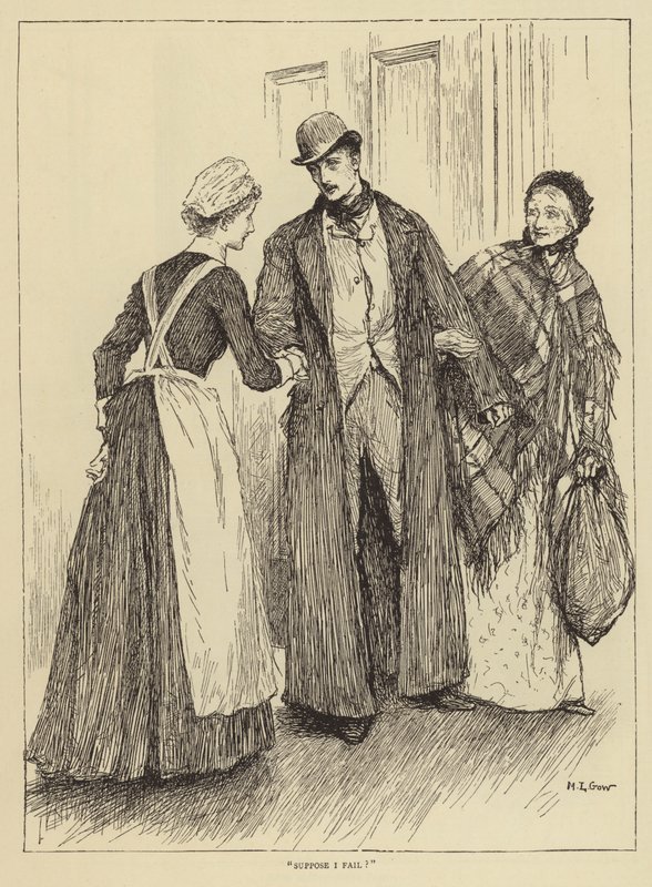 Illusztráció Honnor Morten A nővér története című könyvéhez. alkotó: Mary L. Gow