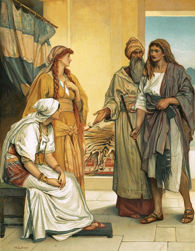 Jákob Lábán házában alkotó: Mary L. Gow