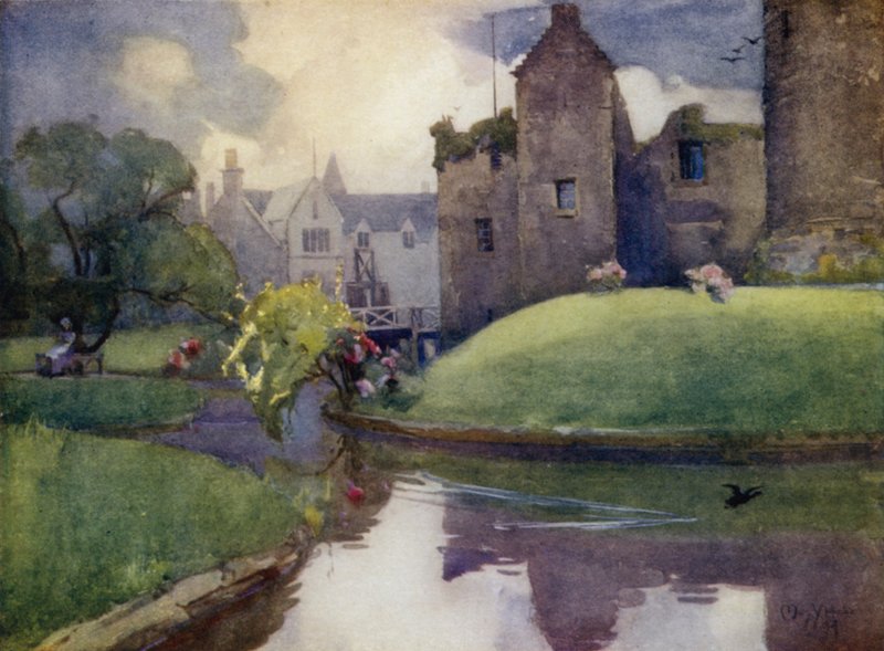 Rothesay kastély (színes litó) alkotó: Mary Young Hunter