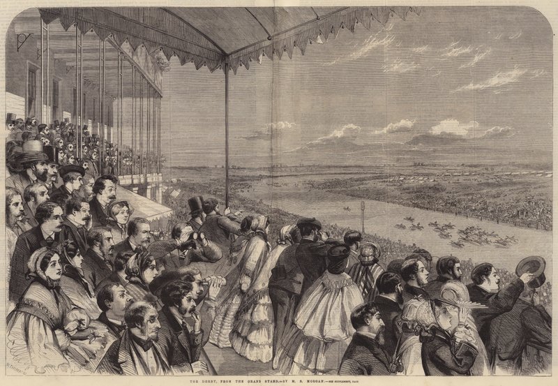 A Derby, a tribünről alkotó: Matthew Somerville Morgan