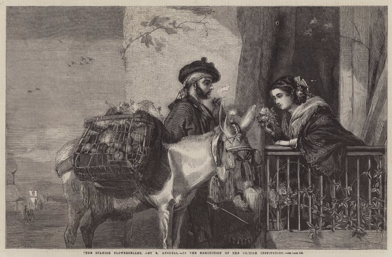 A spanyol virágárus alkotó: Matthew Somerville Morgan