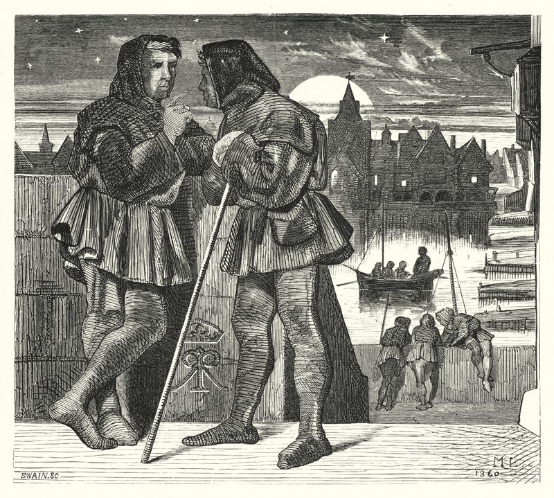 A titkos törvényszék előadója (metszet) alkotó: Matthew James (attr. to) Lawless