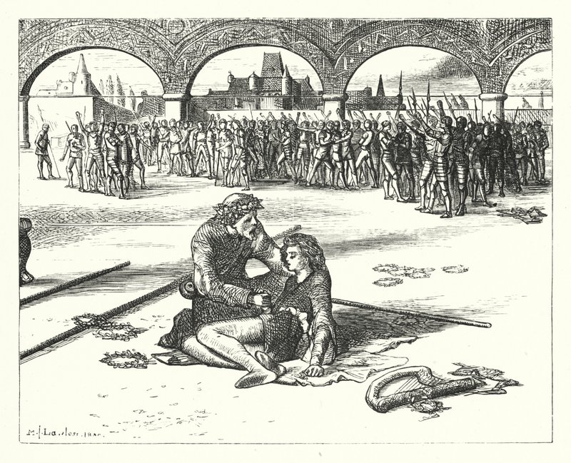 A herceg tollazatának legendája (metszet) alkotó: Matthew James (attr. to) Lawless
