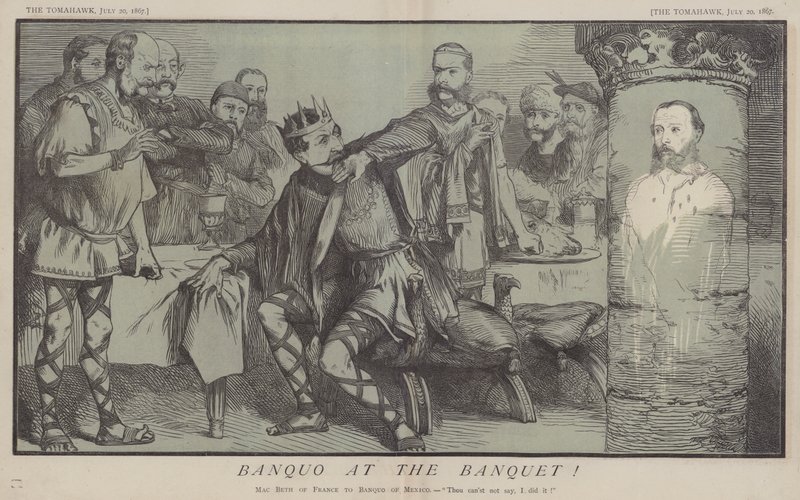 Banquo a banketten (színes litó) alkotó: Matthew