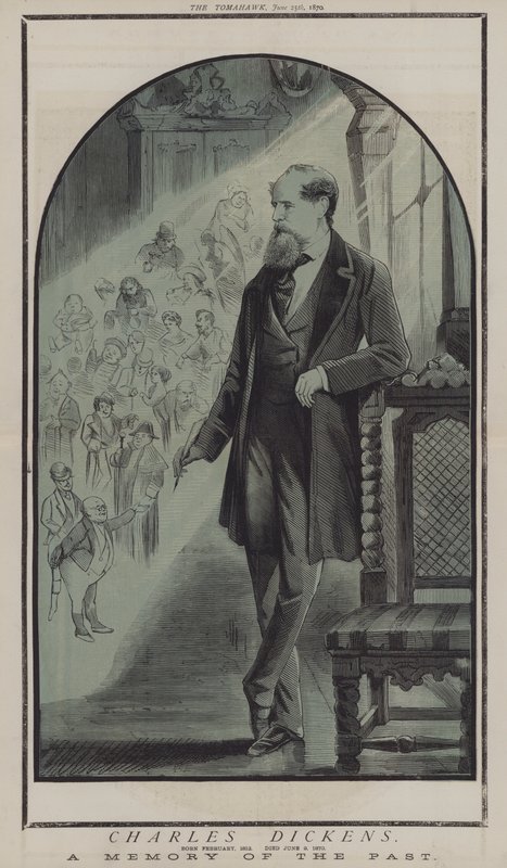Charles Dickens (színes litó) alkotó: Matthew