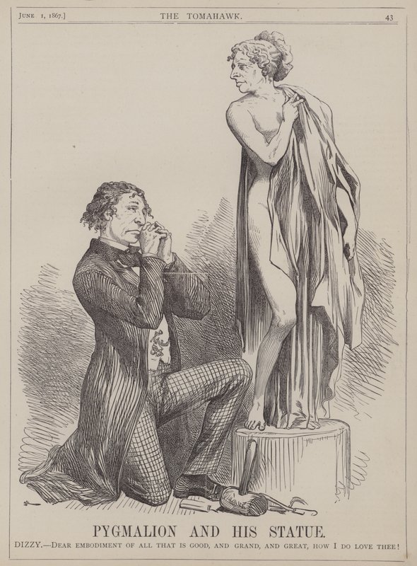 Pygmalion és szobra (színes litó) alkotó: Matthew