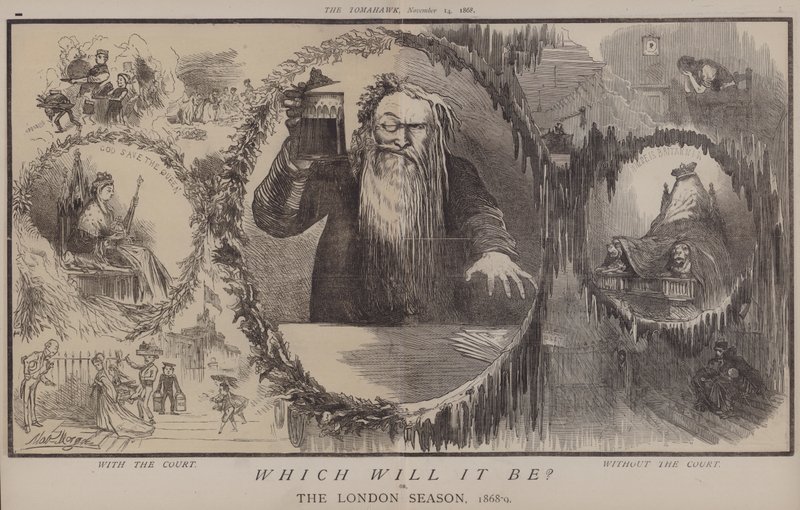 Melyik lesz? vagy, The London Season 1868-9 (színes litó) alkotó: Matthew