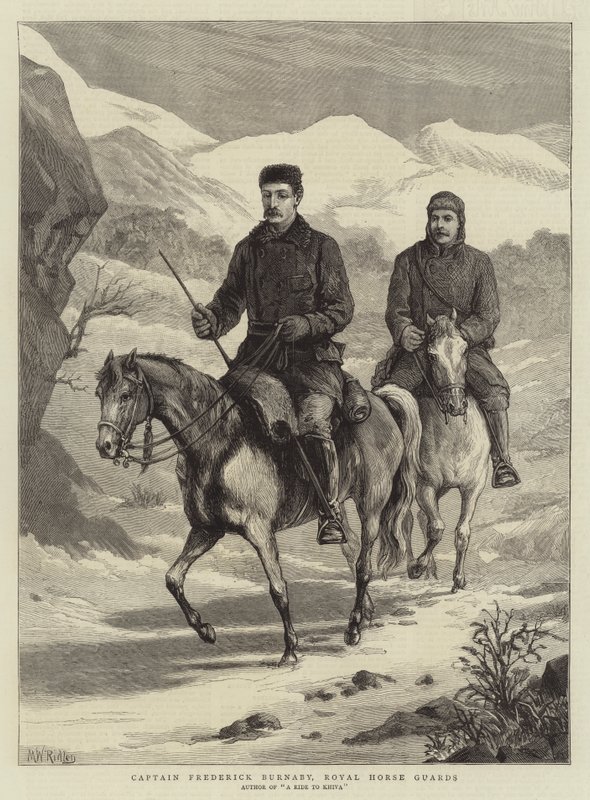 Frederick Burnaby kapitány, a Royal Horse Guards alkotó: Matthew White Ridley
