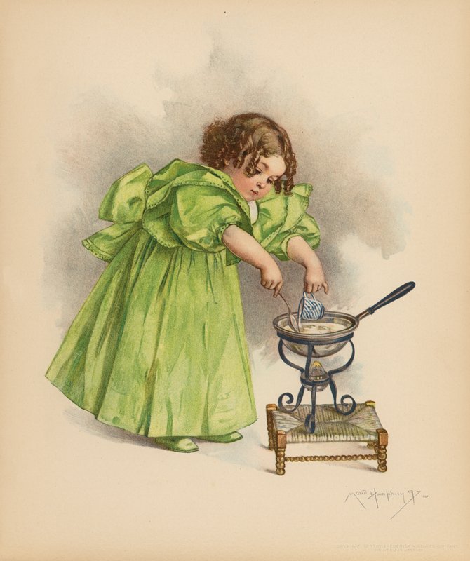 A szakács (színes litó) alkotó: Maud Humphrey