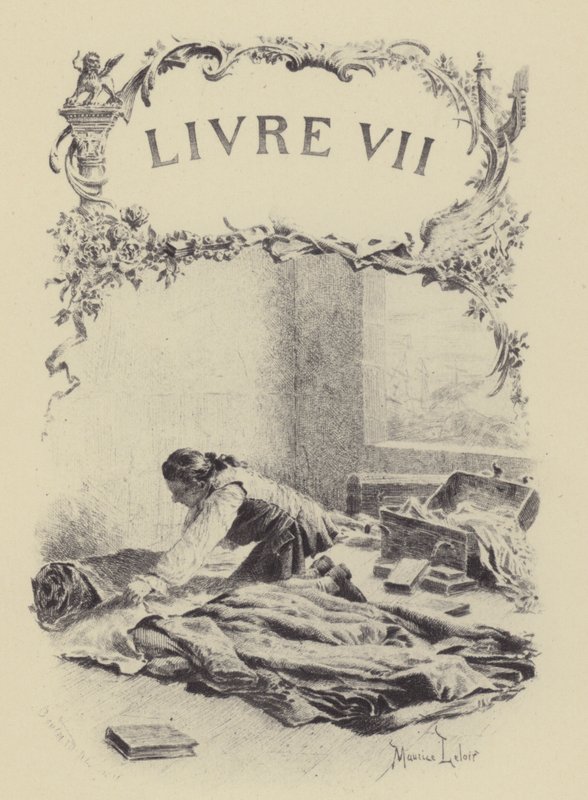 Illusztráció Jean-Jacques Rousseau vallomásai VII. könyvéhez alkotó: Maurice Leloir