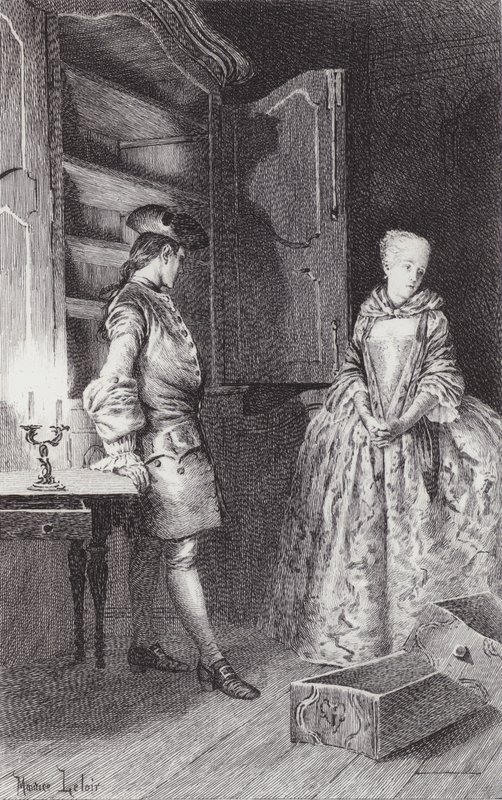 Jelenet Manon Lescautból alkotó: Maurice Leloir