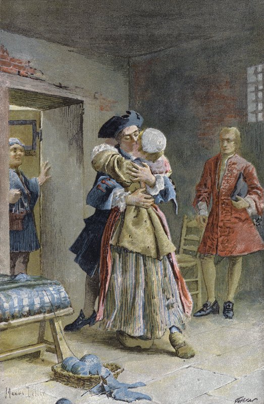 Látogatás a kórházban alkotó: Maurice Leloir