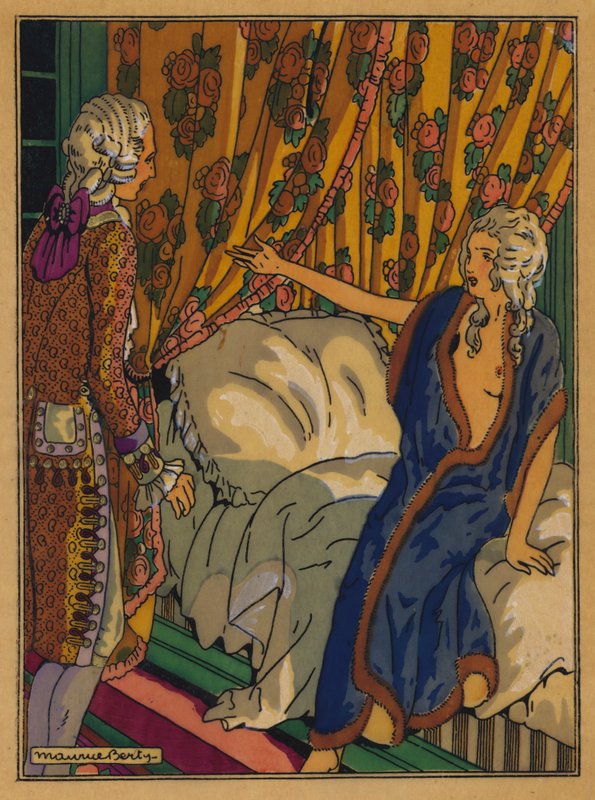 Illusztráció: Choderlos De Laclos Les Liaisons Dangereuses (színes litó) alkotó: Maurice Berty