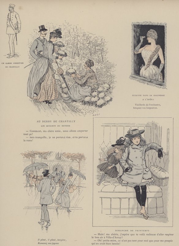 Illusztráció a Paris Brillanthoz (színes litó) alkotó: Maurice Charles Mathieu Bonvoisin