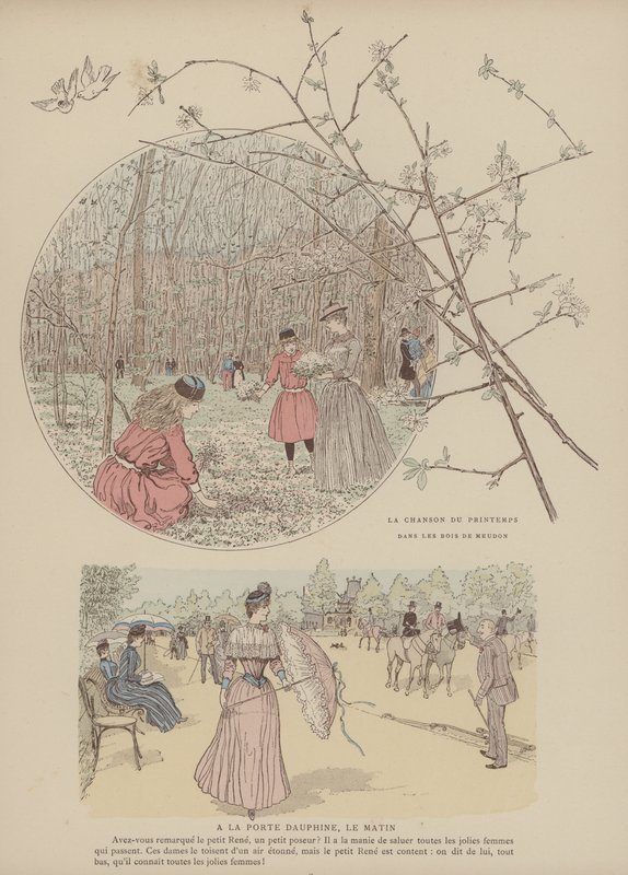 Illusztráció a Paris Brillanthoz (színes litó) alkotó: Maurice Charles Mathieu Bonvoisin