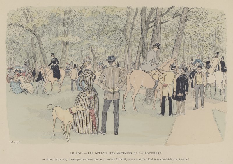 Illusztráció a Paris Brillanthoz (színes litó) alkotó: Maurice Charles Mathieu Bonvoisin