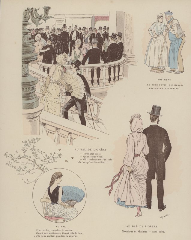 Illusztráció a Paris Brillanthoz (színes litó) alkotó: Maurice Charles Mathieu Bonvoisin